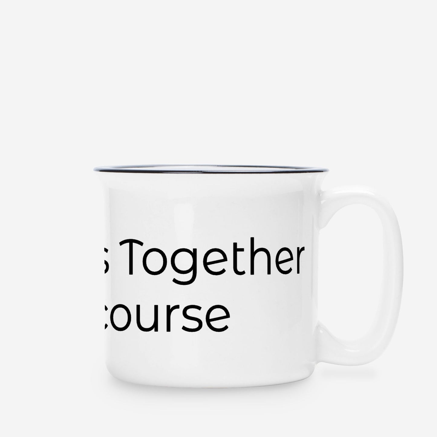 Ceramic Camp Mug White 13oz
