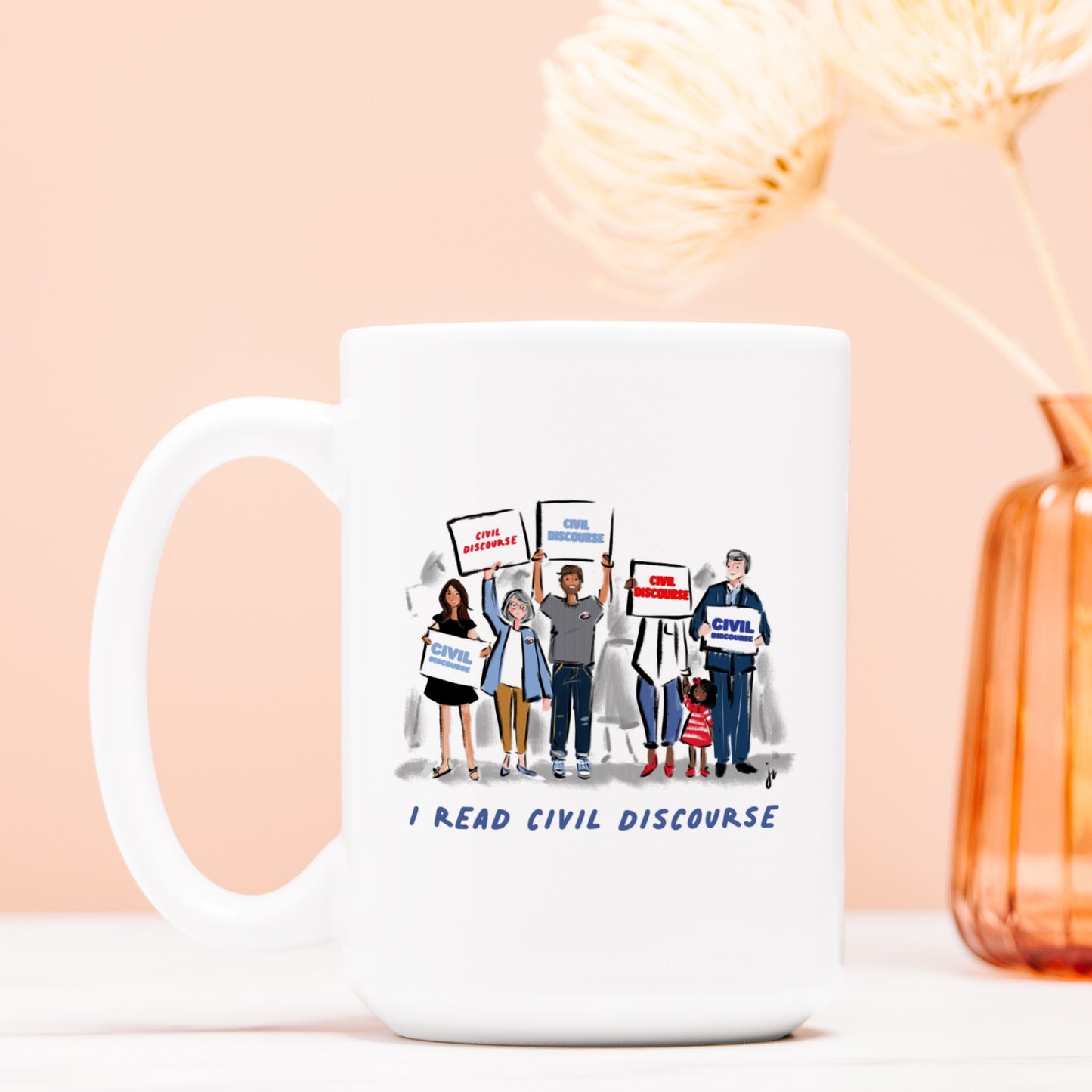 I Read Civil Discourse Mug - 15 oz.