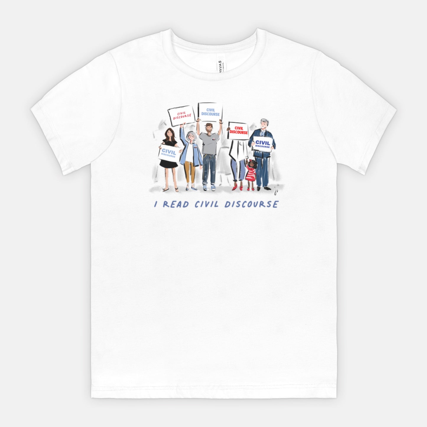 I Read Civil Discourse Unisex Tee